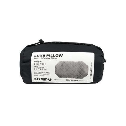 Klymit | Luxe Camping Pillow - Grey